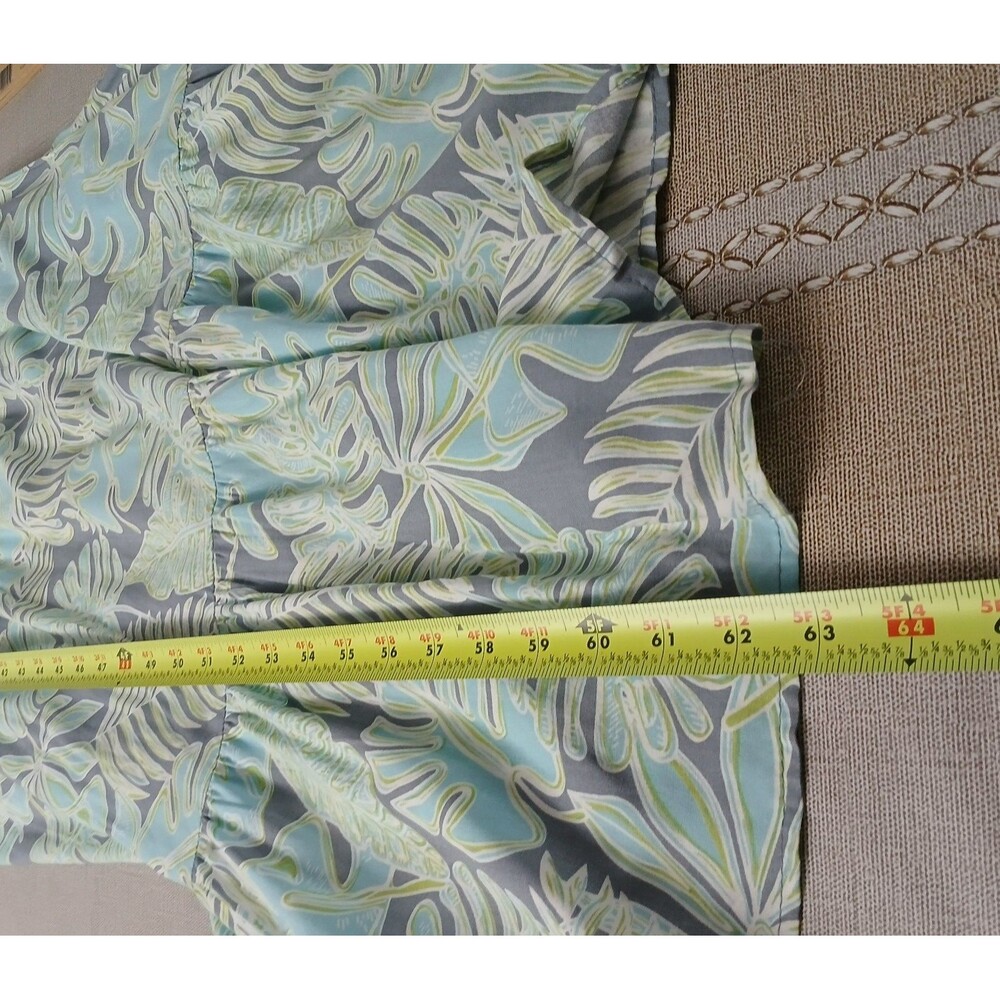 NWT Floral Maxi Dress Tube Smock Top Open Sides Beachy Boho Women's Size Large - Picture 11 of 13